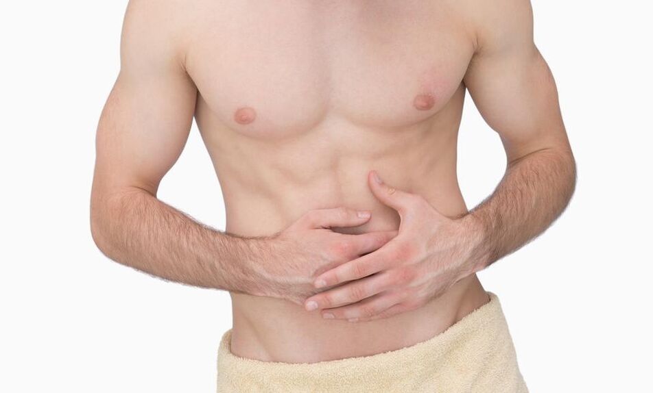 bolečine v trebuhu s prostatitisom